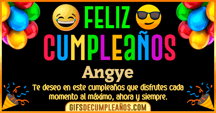 Feliz Cumpleaños Angye